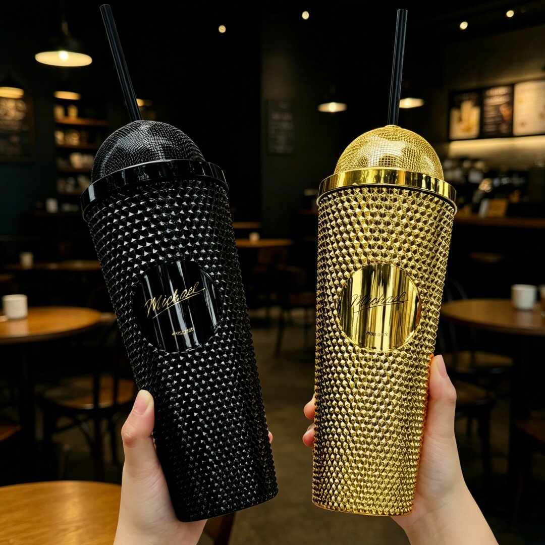 Travel Accessories Girly - Gorący kubek Michael Rhine Stone Tumbler