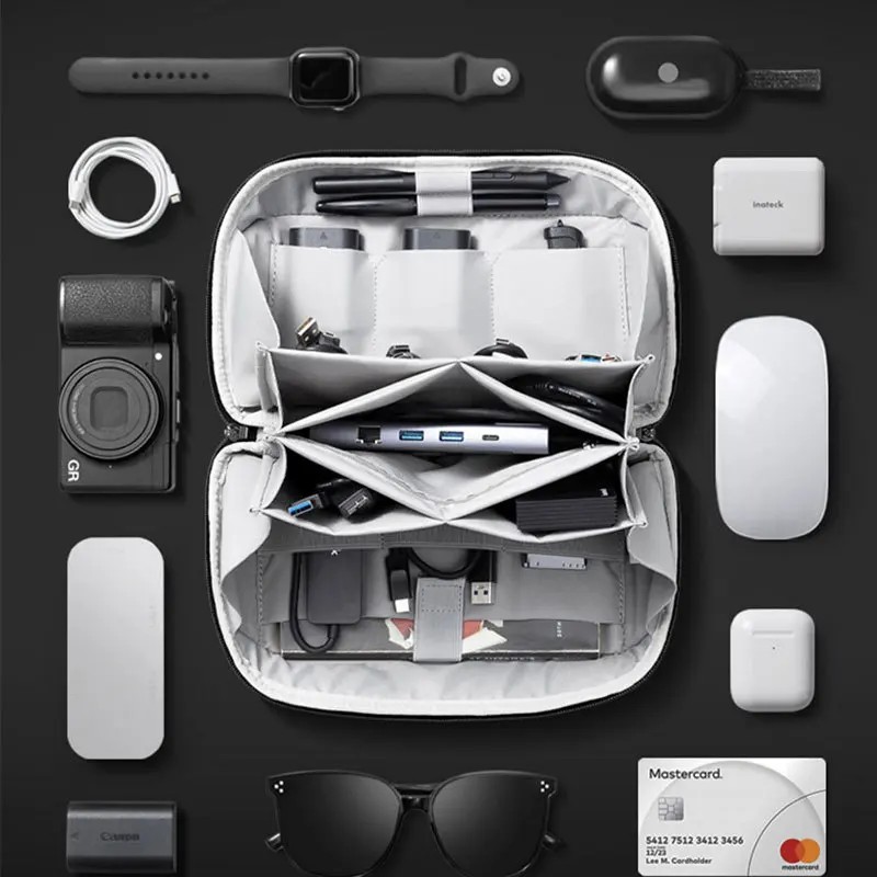 Cable Organizer Travel - Wielofunkcyjna torba na akcesoria cyfrowe, ulepszona,