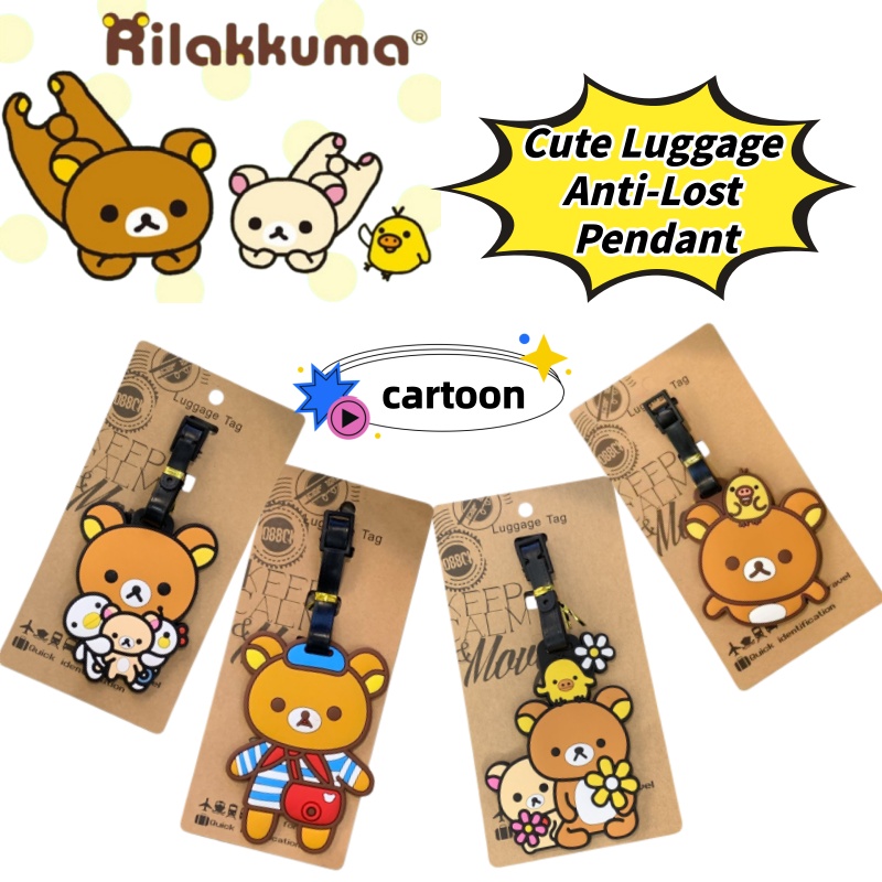 Travel Accessories In Japan - Rilakkuma Kreatywna Personalizowana Zawieszka do Bagażu,