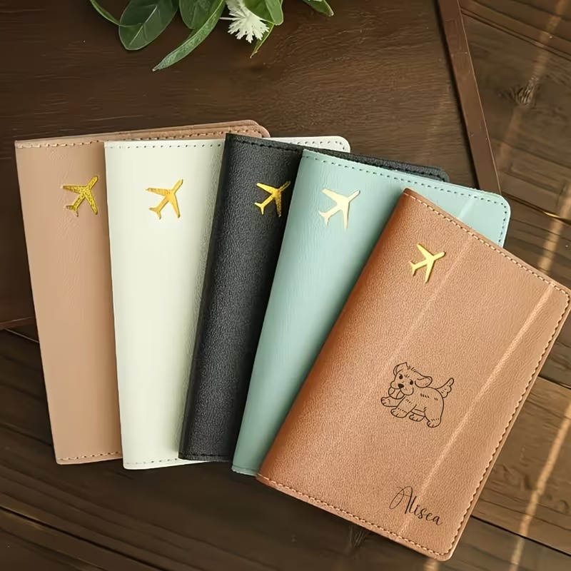 Travel Accessories Personalised - Personalizowana okładka na paszport z uroczym