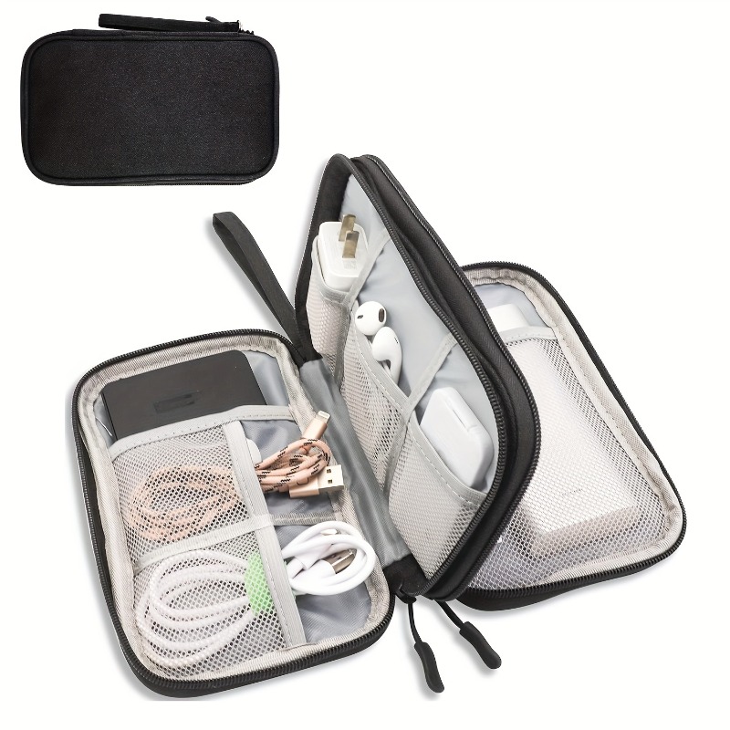 Travel Accessories Tech - Torba podróżna z organizerem, wielokieszeniowa saszetka