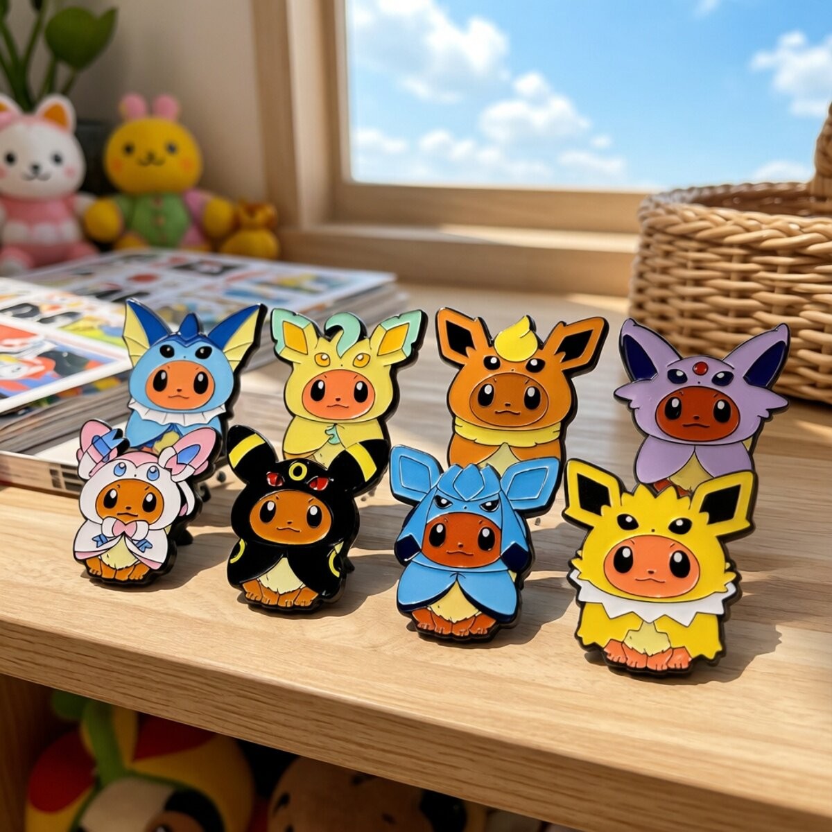 Travel Accessories In Japan - Urocze Pokemon Anime Eevee Cos Vaporeon