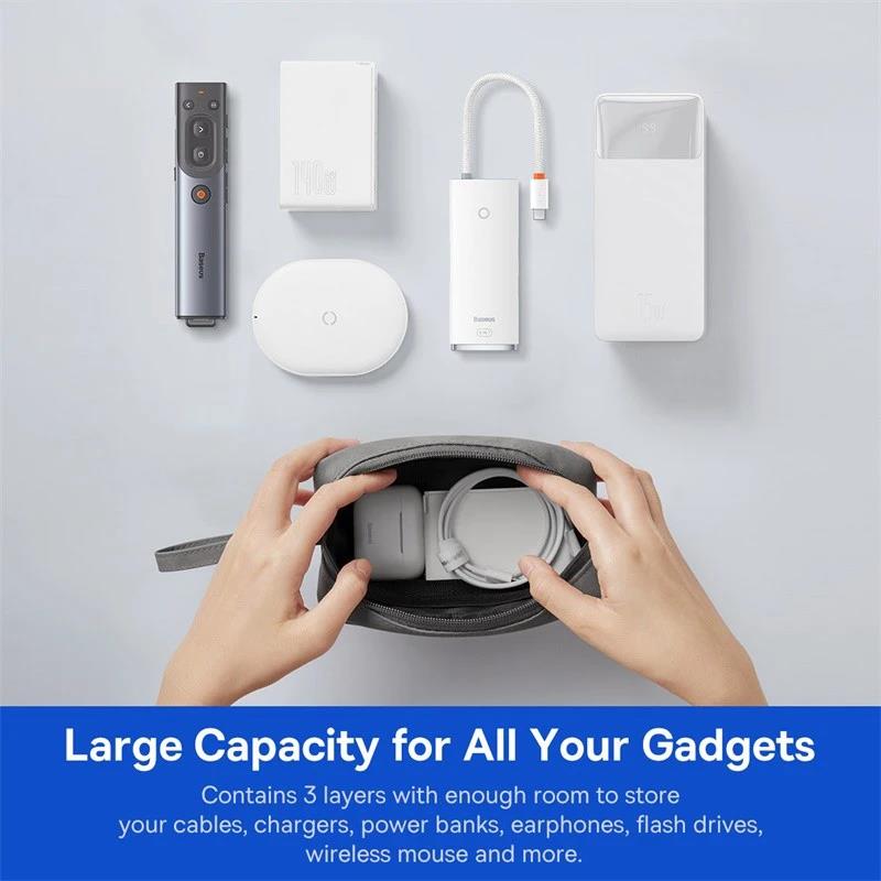Przenośna torba na słuchawki,  – Cable Organizer Travel recenzja i cena