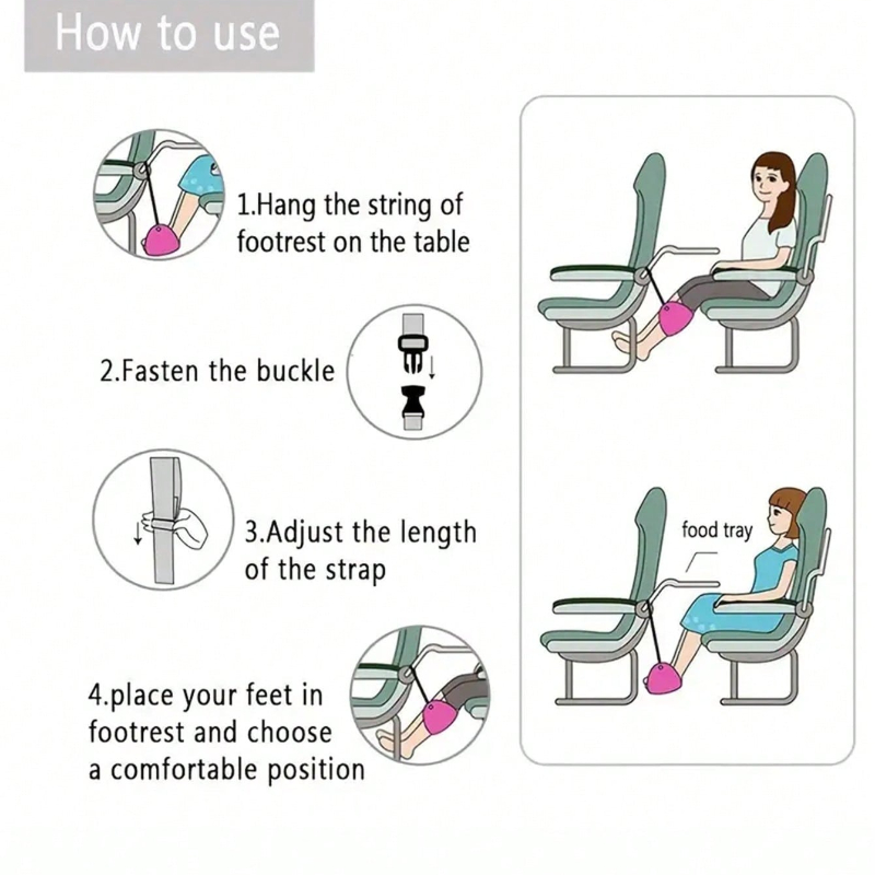 Przenośny Regulowany Hamak Pod – Travel Accessories In Train recenzja i cena