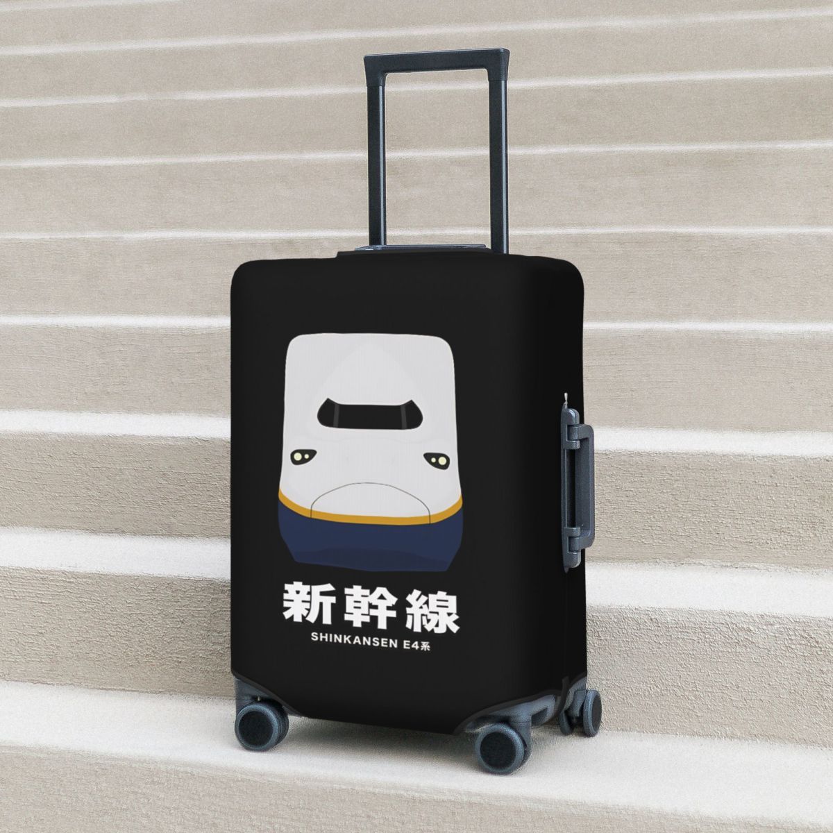 Pokrowiec na walizkę z motywem – Travel Accessories In Train recenzja i cena