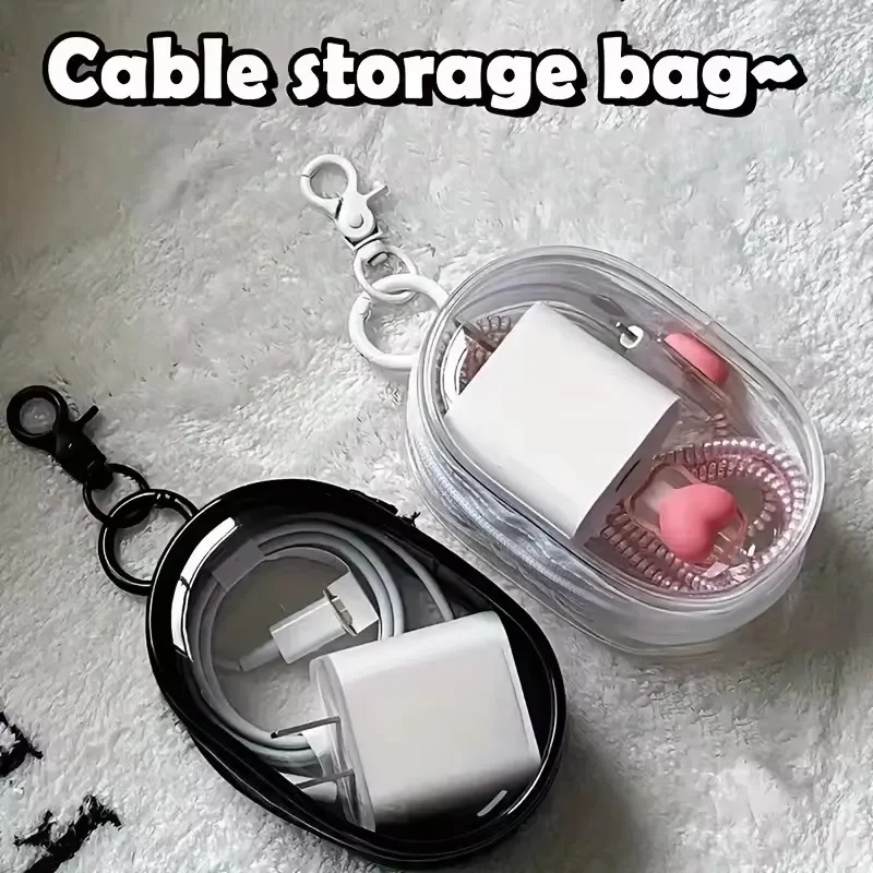 Przenośna mini przezroczysta t – Cable Organizer Travel recenzja i cena